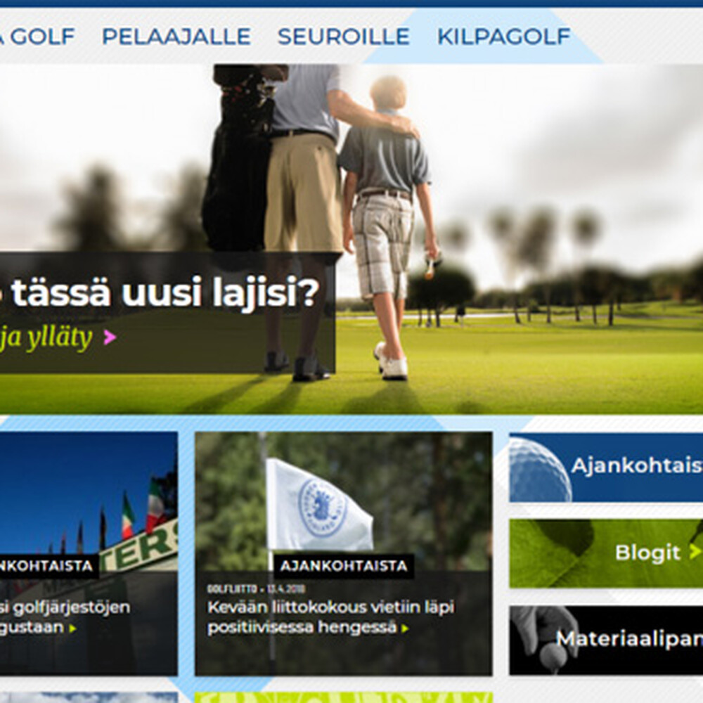 Golf.fi uudistui!