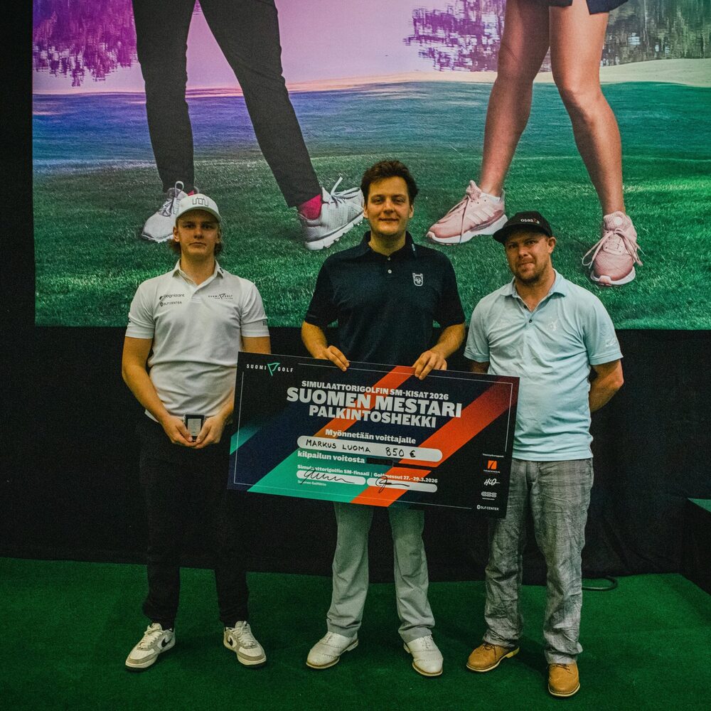 Markus Luomasta ensimmäinen simulaattorigolfin suomenmestari